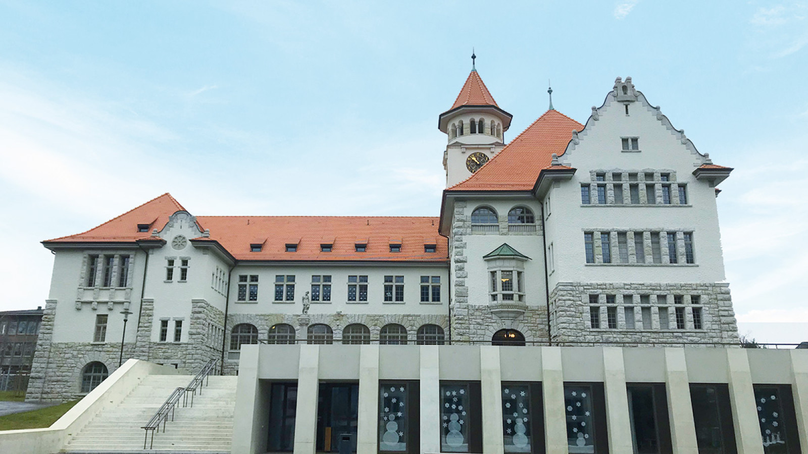 Stapferschulhaus Brugg Fassadenrenovation Meier-Schmocker AG Baden Dätwil